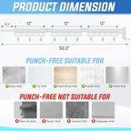 Clothes Drying Rack Wall Mounted, Retractable Space-Saving Foldable Laundry Drying Rack for Indoor & Outdoor Use - Laundry Rooms, Bathroom & Balconies,Includes 10 Clothespins(White)