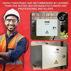 HUGO Battery Backup for Tankless Hot Water Heater & Gas Appliances L30 with Flow Kit