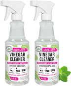 Mighty Mint Vinegar Cleaner, All-Purpose Spray, Natural Spearmint Scent, 16oz - 2 Pack