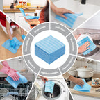 Disposable Cleaning Cloths Dry Handi Wipes Reusable Dish Cloths Multi Use Reusable Cleaning Towels,Machine Washable J Cloth,Heavy Duty Handy Wipes 13.7" X 15.7" 40 Count