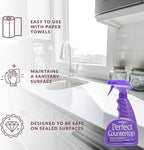 HOPE'S Perfect Countertop Cleaner and Polish 22-Ounce, Streak-Free Multi-Surface Cleaning Spray, Safe on Stone, Laminate, CORIAN, Granite, Quartz, Marble, Pack of 12