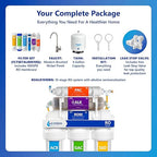 Express Water 10 Stage Reverse Osmosis Alkaline Water Filtration System - Under Sink Water Filter with Faucet and Tank, 100 GPD