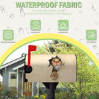 Cat Magnetic Mailbox Cover Large Size Cute Kitty Decorative Mailbox Wraps Post Box Cover Oversized for Garden Yard 21 * 25.5 Inch