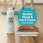 Luxury Mop Soap Brazilian Waves - Safe for Pets - Highly Scented Mop Soap That's Concentrated to Help Remove Dirt, Grease & Grime 12 oz