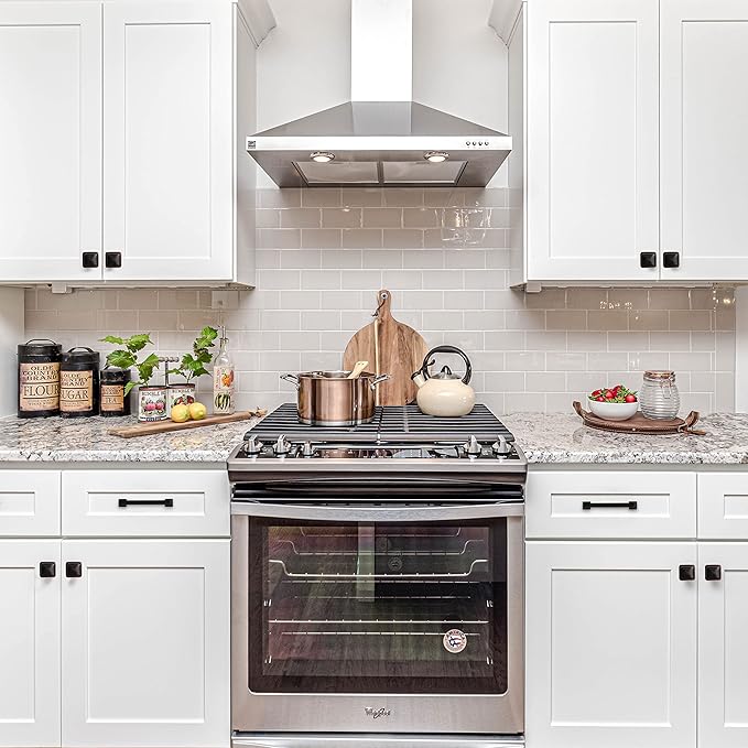 COTYKILEY 10 Pack 7 Inch(177mm) Matte Black Kitchen Cabinet Handles Cabinet Pulls Cabinet Door Handles Kitchen Cabinet Hardware Cupboard Drawer Pulls Dresser Handles