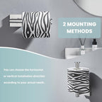 Suyar Bathroom Accessories Set Polished Chrome, SUS 304 Stainless Steel Bathroom Hardware Set 4 Pieces, Include Robe Hook, Toilet Paper Holder, Hand Towel Holder, Towel Bar, Wall Mounted