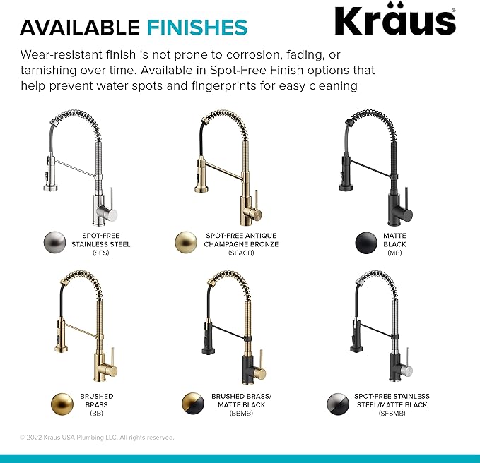 KRAUS Bolden Touchless Sensor Commercial Style 2-Function Single Handle Pull Down Kitchen Faucet in Brushed Brass/Matte Black, KSF-1610BBMB
