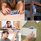 WORKPRO Small Level, 4-1/2 Inch Mini Level Tool, Magnetic Pocket Level with 2 Different Bubbles 90°/180°, Aluminum Alloy Construction, Cobalt Blue