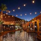 30 Pack S14 Edison Light Bulbs, Shatterproof LED Replacement Bulbs for String Lights, Patio Low Wattage LED Filament Clear Bulb, E26 Medium Base, Warm White 2200K, Non-Dimmable