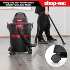 Shop-Vac 5985005 6 Gallon Wet/Dry Vacuum, 3.5 Peak HP, 1.25 Inch Diameter x 7 Foot Hose, 6 Foot Cord, Ideal for Home, Garage, and Workshop Cleaning