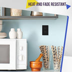 ENERLITES 40 Pack Matte Black Decorator Receptacle with Screwless Wall Plate, Standard Electrical Wall Outlet, 15A 125V, Self-Grounding, 2-Pole, 3-Wire, UL Listed, 61502-TR-MBKSID, Tamper Resistant