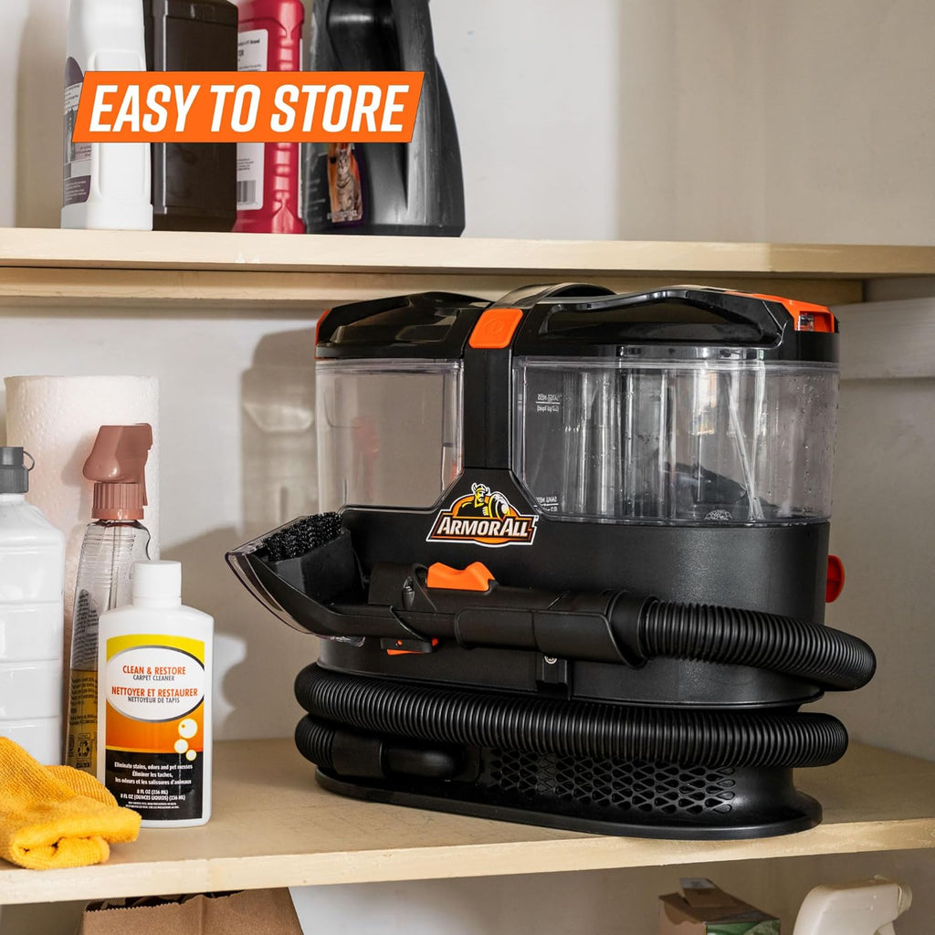 Armor All SCA702 901 7 Amp Portable Spot Cleaner for Car Cleaning, Carpet and Upholstery Stain Removal