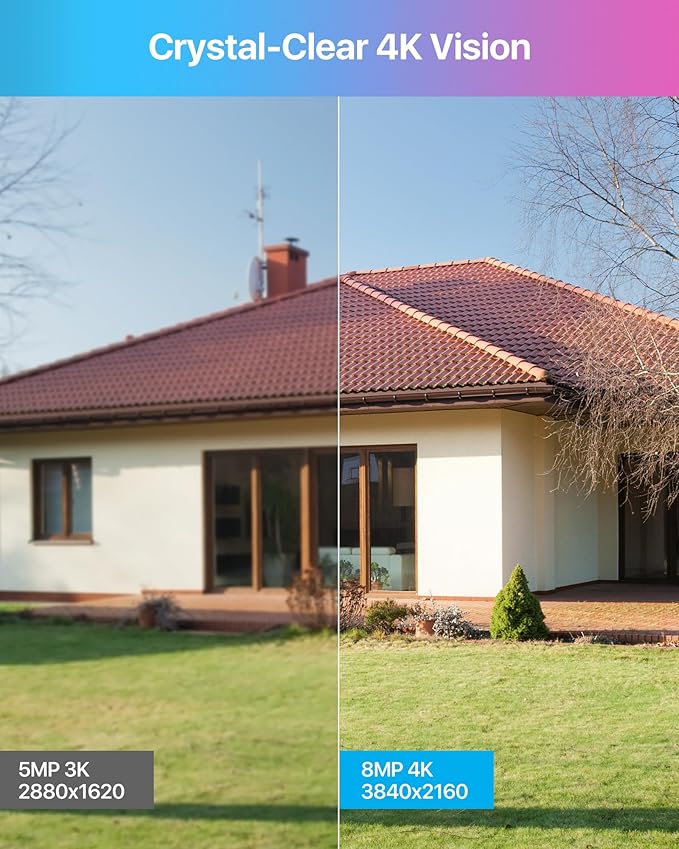 ZOSI 32CH 4K PoE Security Camera System,16pcs 8MP Dome Cameras,Person Vehicle Detection,Two-Way Talk,Spotlight Color Night Vision,16Port 32Channel NVR with 4TB HDD,24/7 Recording for Home/Business