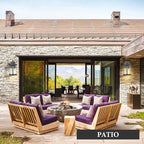 Darkaway 2 Pack Large Outdoor Porch Lights Wall Mount, 15inch Outdoor Light Fixtures Sconces Wall Lighting with Seeded Glass Exterior Lights for Patio Yard House Hallway Doorway Garage