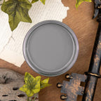 Dixie Belle Paint Company Chalk Finish Furniture Paint - Hurricane Gray (8oz) - Matte Medium Gray Chic Chalk Mineral DIY Furniture Paint