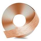 GSCIT Club Rose Gold Edge Banding, 2 Inch x 100ft Aluminum Brushed Edge Banding PVC Edge Trim for Cabinet Repair Furniture