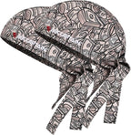 ARCCAPTAIN 2PC Welding Doo Rag, Welding Cap, Protective Welders Cap, Welding Hats for Men, Fireproof Cotton and Durable for Safety, Dollar, M Size