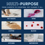 Oxy Pet Carpet Cleaner Spray | Pet Stain Remover for Pet Urine, Cat Pee, Dog Poop | Deep Spot Treating Action on Carpeting, Upholstery, Laundry, Pet Beds & More (160 Fl Oz)