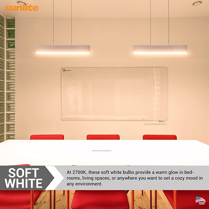 Sunlite 12-Inch F8T5/WW T5 Linear Fluorescent Lamp, 8 Watts, 380 Lumens, 2700K Soft White, Miniature G5 Bi-Pin Base, ROHS Compliant, High Performance Straight Tube, 10 Pack