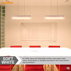 Sunlite 12-Inch F8T5/WW T5 Linear Fluorescent Lamp, 8 Watts, 380 Lumens, 2700K Soft White, Miniature G5 Bi-Pin Base, ROHS Compliant, High Performance Straight Tube, 10 Pack