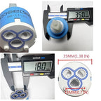 SEDAL Diameter 35mm Ceramic Faucet Cartridge Replacement for Single Handle Kitchen Basin Shower Faucet Part,Ceramic Disc Single Handle Faucet Cartridge Replacement 1.38 / 35mm Diameter (1Pack)