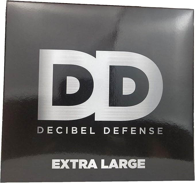 DECIBEL DEFENSE Professional Safety Ear Muffs 37dB NRR - The HIGHEST Rated & MOST COMFORTABLE Ear Protection for Shooting & Industrial Use - THE BEST HEARING PROTECTION GUARANTEED (EXTRA LARGE)