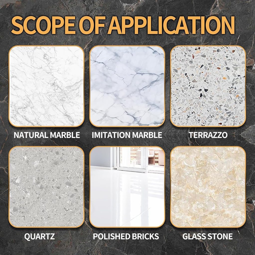 Marble Polishing Powder – for Granite, Marble & Stone Surfaces，Restores Shine & Removes Scratches，Professional Polish for Countertops, Floors & Walls，2.2LB (1 Piece)