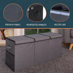 Extra Large Toy Storage Organizer with Lid - Sturdy, Collapsible Toy Chest Storage Box Design - Toys Bin with Dividers for Kids, Nursery, Bedroom, Playroom 37"x16"x14"