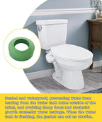 2Pcs 99-591 Toilet Tank to Bowl Replacement Gasket Compatible with Gerber toilet, ultra flush 28-380/384/385/790 tank,21-752 and 21-372 Bowl and others Replace 99-582 99-537