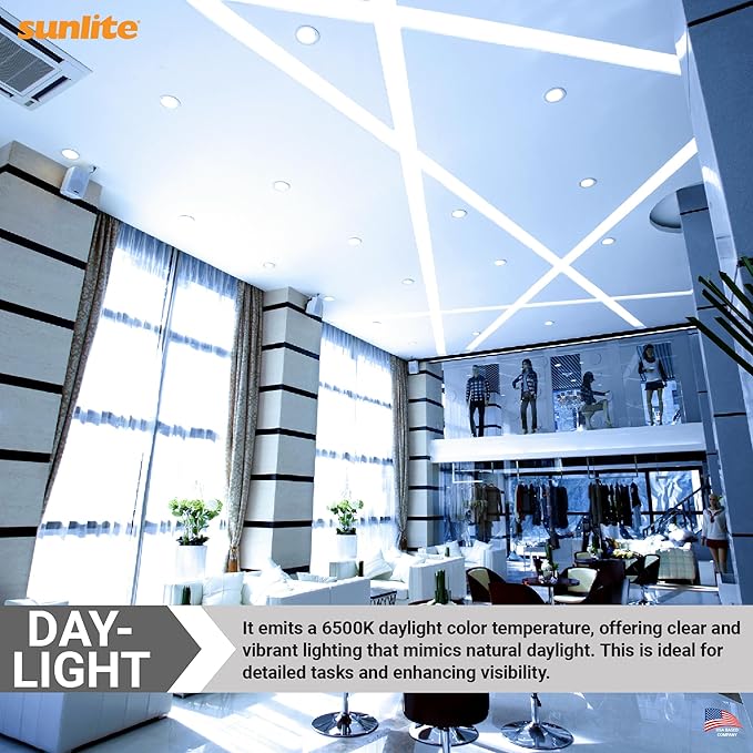 Sunlite PLT26/E/SP Compact Fluorescent Plug-in PLT 4-Pin Triple Tube, 26 Watts, 4-Pin GX24q3 Base, 1800 Lumens, 6500K Daylight, 10 Pack