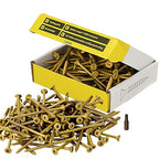 #10 x 3’’ Wood Screws by Grindy (100pack/1.6LBS) – Self-Drilling Deck Screws I Rust Resistant I Quick Drive & Fast Grip I for Cabinet, Furniture & Other Projects I T25 Star Drive I Bit Included