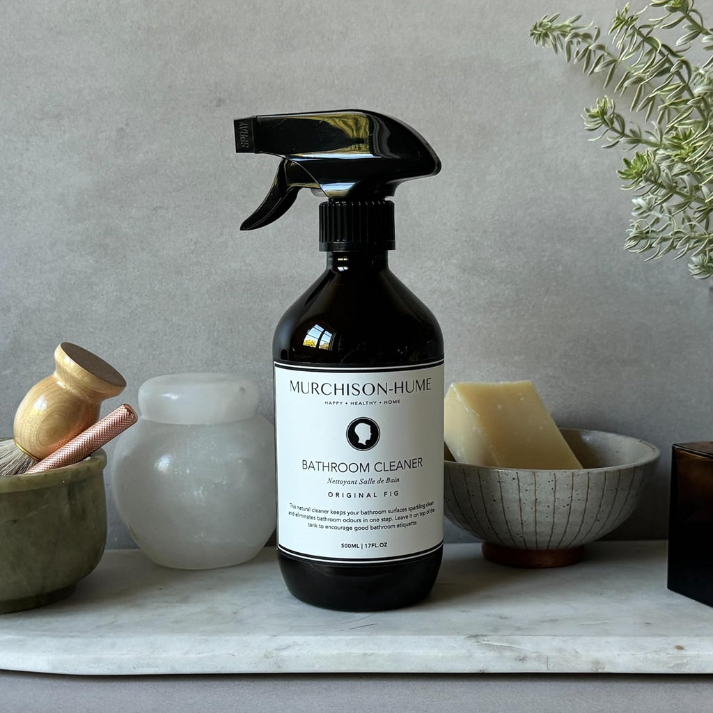 Murchison-Hume Powerful, Plant-based, Multi-Surface Bathroom Cleaner Spray for Basins, Tubs, Tiles, and Toilets. Eliminates Odor, 17oz, Original Fig Scent 2 Pack