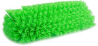 SPARTA Multi-Level Tile Scrub Brush 12" Wide Brush Head, Heavy-Duty Tile Cleaning Brush with End Bristles for Commercial Tiles, Tubs and Floor, Plastic, 12 Inches, Lime