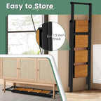 Step Ladder 4 Step Folding Kitchen Step Stool for Adults, Ladders for Home