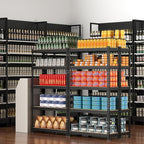 WORKPRO 5-Tier Steel Shelving Unit-Black, 27-2/5”W x 11-7/10”D x 60”H, Adjustable Storage Rack, Heavy Duty Shelf with MDF Board, 1650 lbs Load Capacity (Total) for Garage, Basement, Kitchen