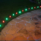 Wintergreen Lighting 25 Pack OptiCore LED Red C9 Christmas Light Bulbs - Shatterproof Valentine Lights E17 Base, Heavy Duty Polycarbonate LED Replacement Bulbs (Faceted)