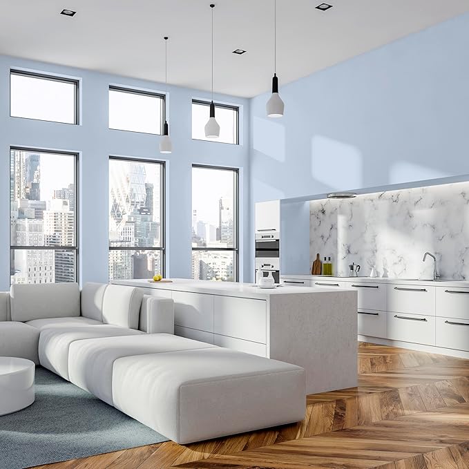 Rust-Oleum Color Spark Interior Paint and Primer in One, Eggshell, Partly Cloudy, 1 Gallon