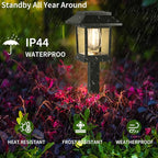 Greluna Solar Lights Outdoor,12 Pack Waterproof Auto On/Off Solar Pathway Lights for Your Garden, Landscape, Path, Yard, Patio, Driveway,Walkway Decor