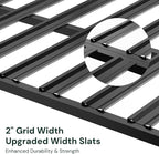 SunsGrove 3x6 Garage Storage Overhead Rack Organization, Adjustable Ceiling Mounted Storage Racks, 800LBS Weight Capacity, 22"-40" Ceiling Dropdown, 2 Pcs, Black