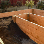 16 inches Ground Rebar Stakes (16 pcs) Heavy Duty Metal Spikes for Concrete Timber Garden Plant, Long Straight Steel Stakes for Tent, 3/8" Thickness Ground Anchors with Chisel Point End, Black