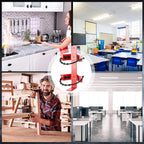 4 Pcs Fire Extinguisher Mount Bracket Adjustable, Supports up to 2.5 and 5lb, Heavy-Duty and Easy Installation, Ideal for Home, Truck, Rv, Boat, Commercial Use, Secure and Durable Holder