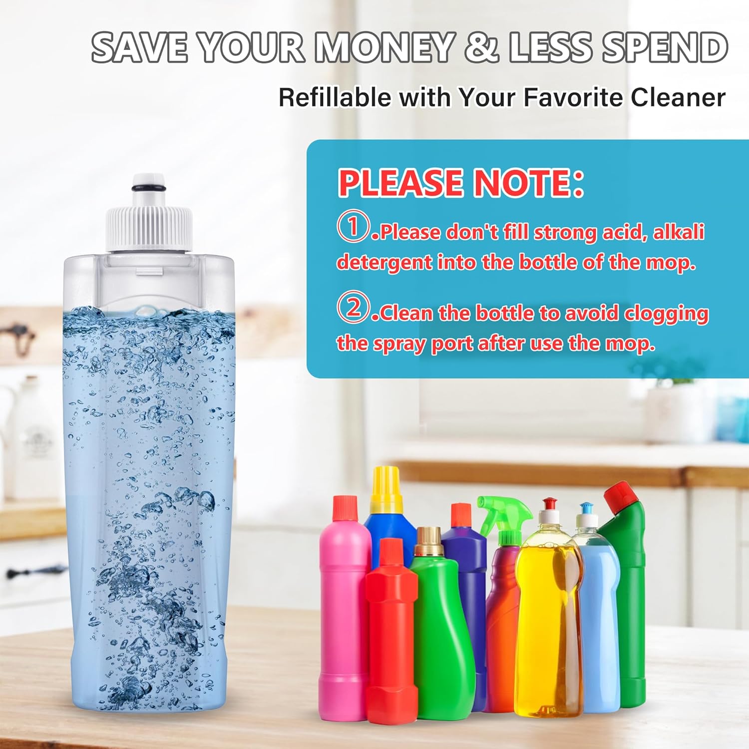 Spray Mops for Hardwood Floor Cleaning: MEXERRIS Wet Jet Mop with 3 Microfiber Washable Pads for Swiffer Powermop - Flat Floor Mop with Sprayer for Wood Laminate Ceramic Tiles Vinyl