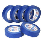 ADHES Blue Painters Tape 1 Inch, Masking Tape for Painting 6 Rolls x 1 Inch x 55 Yards, Blue Paint Tape No Residue Outdoor Anti UV Multi Surface Use, Total 330 Yards