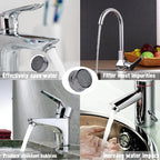 LYWBYZ Faucet Areator,10Pcs Flow Restrictor Plug-In Faucet Aerator Replacement Parts,For Bathroom or Kitchen Sink