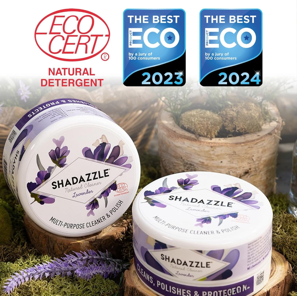 Shadazzle Natural All Purpose Cleaner and Polish – Eco friendly Multi-purpose Cleaning Product (1 Pack, Lavender)