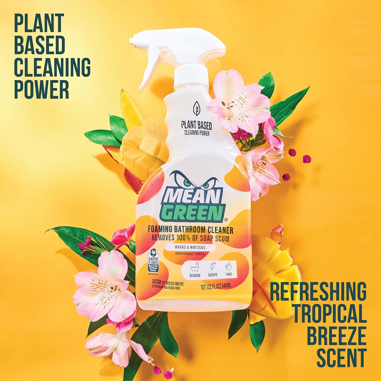 Mean Green Non-Contentrate Ready-to-use - Bathroom Cleaner - Removes 100% of Soap Scum 3-Pack