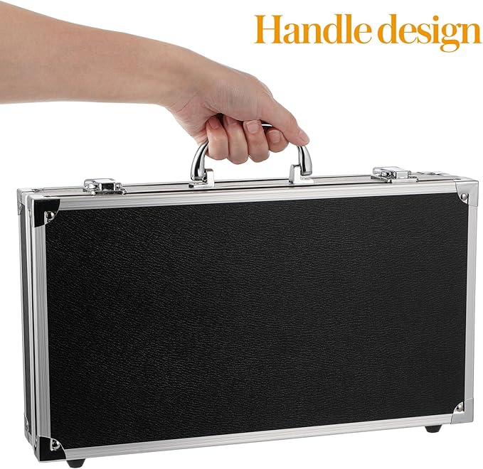Portable Aluminum Alloy Tool Box Multi-functional Emergency Kit Case Capacity for Medicine Crafts and Accessories Compact Design Convenient Handle