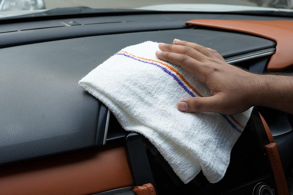 Avalon Towels Terry Bar Mop Towels (Value Pack of 12) Size 16"x19" – Absorbent and Durable, Multipurpose Cleaning Rags, Cotton Cleaning Cloths, Terry Cloth Rags, Reusable Shop Rag