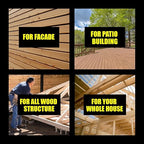 #10 x 2 1/2’’ Wood Screws by Grindy (200pack/2.33LBS) – Self-Drilling Deck Screws I Rust Resistant I Quick Drive & Fast Grip I for Cabinet, Furniture & Other Projects I T25 Star Drive I Bit Included