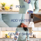 Bona Hardwood Floor Cleaner Concentrate - 1 fl oz - 4-Pack - Residue-Free Floor Cleaning Solution for Bona Spray Mop and Spray Bottle Refill - For Wood Floors